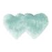 Vikakiooze On Sale Valentines Day Decorations Heart-Shaped Throw Blanket for Couch Big Area Rug for Bedroom Soft Rugs Non Slip Bedroom Shaggy Carpet Mats