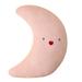 EUBUY Cute Starry Throw Pillow Plush Cushions Stars Moon Clouds Plush Stuffed Pillow for Children Boys Girls 45CM Pink