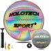 Volleyballs Holographic Glowing Volleyball Official Size 5 Indoor Outdoor Beach Volleyball Ball for Men Women