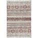 Casavani Flat Weave Kilim Geometric yoga Mat Brown Kitchen Area Rug 8x8 Feet