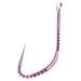30pcs Box-Packed Tools Fishing Accessories Light Pink Horn Tooth Carp Fishhook Titanium Alloy Black Pit Sports 8