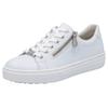 Sneaker RIEKER, Damen, Gr. 38, weiß, Leder, sportlich, Schuhe, mit Memosoft-Innensohle, Freizeitschuh, Halbschuh, Schnürschuh, Topseller