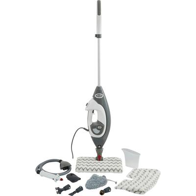 SHARK Dampfreiniger "S6005EU", grau (grau, weiß), B:34cm H:118cm T:22cm, Nass-Trocken-Sauger, intelligente Dampfregulierung, 0,5l Image