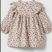 Zara Dresses | New Zara Soft Touch Herringbone Dress | Color: Tan | Size: 2-3 Years Old 98cm