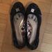 Coach Shoes | Coach Dwyer Crinkle Patent Leather Black Ballet Flats 9 | Color: Black | Size: 9