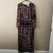 Anthropologie Dresses | Anthropology Floral Dress | Color: Black/Brown | Size: M