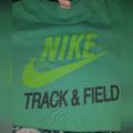 Nike Shirts | Euc Men's Vintage Nike Track & Field Shirt | Color: Gray/Green | Size: M