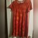 Lularoe Dresses | 3 For $15 Lularoe Carly Xs | Color: Red/Yellow | Size: Xs