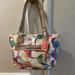 Coach Bags | Coach Bag Poppy Signature C Stamped Hallie Multicolor Canvas Tote | Color: Cream/Pink | Size: Os