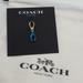 Coach Jewelry | Coach Electric Blue Hanging C Charm | Color: Blue/Gold | Size: Os