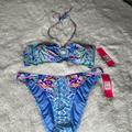 Lilly Pulitzer Swim | Lilly Pulitzer Hidden Treasure Bikini Set | Color: Blue/Pink | Size: 14