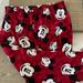 Disney Pants | Disney Men’s Mickey Mouse Red Pajama Pant Head | Color: Black/Red | Size: Xxl