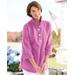 Appleseeds Women's Clip-Dot Tunic - Purple - XL - Misses