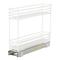 Household Essentials Cabinet and Pantry Organizers White - White Narrow Sliding Cabinet Organizer