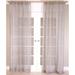 India's Heritage Jute Knots Sheer Linen Curtain - Single Curtain Panel
