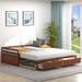 Costway Twin to King Daybed with 2 Drawers Wooden Sofa Bed for - See Details