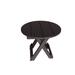 Buyers Choice Phat Tommy Folding Patio Side Table Plastic in Brown | 17 H x 22 W x 22 D in | Wayfair 720A-RNDTABLEPOLY.BROWN