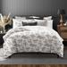 The Tailor's Bed Auclair 3 Piece Coverlet/Bedspread Set Polyester/Polyfill/Cotton in Gray | Super King Coverlet + 2 King Shams | Wayfair