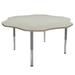 Factory Direct Partners La Madera Pro Flower Activity Table w/ Adjustable Super Legs Laminate/Metal | 31.5 H x 60 W x 60 D in | Wayfair 13118-277