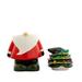 Mr. Christmas 10.75" Nostalgic Ceramic Lit Gnome Cookie Jar Ceramic in Green/Red | 10.75 H x 7 W x 6.25 D in | Wayfair 85333
