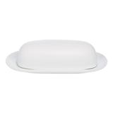 Noritake Colorwave Covered Butter Dish All Ceramic/Earthenware/Stoneware in White | 2.25 H x 4.5 W in | Wayfair 8090-438