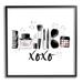 Stupell Industries Xoxo Various Glam Makeup Giclee Art By Alison Petrie Wood in Black/Brown/Pink | 12 H x 12 W x 1.5 D in | Wayfair ar-419_fr_12x12