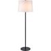 Latitude Run® 62" Floor Lamp Metal in Black/White | 61.75 H x 18 W x 18 D in | Wayfair 142257B5A2D34341B7C6DA9AD61BC1E2