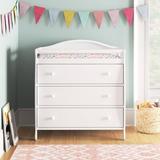 Harriet Bee Briney Changing Table Dresser Wood in White | 39 H x 36 W x 23 D in | Wayfair 900424DDCB9D4C0988B4CF4A0B6C1E8C