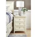 Birch Lane™ Melusina 3 Drawer Solid Wood Nightstand Wood in White | 29.5 H x 23.13 W x 18.5 D in | Wayfair 6D500CB632234980B2E64661A2EC21A3