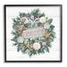 The Holiday Aisle® Sea Life Holiday Peace Wreath by Elizabeth Tyndall - Graphic Art on Wood in Brown/Gray/Green | 12 H x 12 W x 1.5 D in | Wayfair