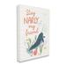 Stupell Industries Stay Narly My Friend Narwhal Canvas Wall Art By Nina Blue Canvas in Blue/Green/Pink | 20 H x 16 W x 1.5 D in | Wayfair