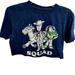Disney Tops | Disney/Pixar Toy Story Cropped Tee Size Small | Color: Blue/White | Size: S