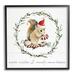 The Holiday Aisle® Warm Wishes & Candy Kisses Phrase by Livi Finn - Graphic Art on Wood in Brown/Green/Red | 17 H x 17 W x 1.5 D in | Wayfair