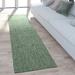 Green 98 x 32 W in Indoor/Outdoor Area Rug - Sol 72 Outdoor™ Iyana Flatweave Indoor/Outdoor Area Rug Metal | 98 H x 32 W in | Wayfair