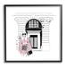 Stupell Industries Fashion Girl Town Storefront Giclee Art By Alison Petrie Wood in Black/Brown/Pink | 12 H x 12 W x 1.5 D in | Wayfair