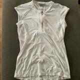 Athleta Tops | Athleta Womens Active Top | Color: Cream/White | Size: M