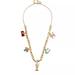 Coach Jewelry | Coach Mixed Charm Necklace Enameled Goldtone | Color: Gold | Size: Os