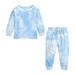 Baby Blankets And Headband Baby Blankets for Girls Kids Toddler Boy Girls Clothes Sports Casual Tie Dye Prints Long Sleeves Sweartershirt Elastic Waist Pants Set Outfit Girls 3 Piece Set