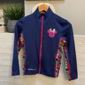 Disney Jackets & Coats | Disney Parks Minnie Mouse Lightweight Full Zip Jacket | Color: Blue/Pink | Size: Mg