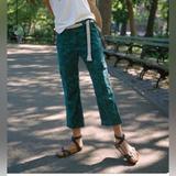 Anthropologie Pants & Jumpsuits | Anthropologie Austin Cropped Cargo Pants | Color: Blue/Green/Tan | Size: 24
