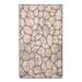 Brown/Gray 108 x 84 x 0.31 in Area Rug - Latitude Run® Jamarion Contemporary Modern Geometric Cobblestone Indoor Area Rug | Wayfair