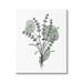 Stupell Industries Wildflower Outline Sprigs Canvas Wall Art By JJ Design House LLC Metal in Gray/White | 40 H x 30 W x 1.5 D in | Wayfair