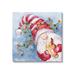 Stupell Industries Santa Gnome Holiday Lights Canvas Wall Art By Stella Chang Canvas in Blue/Red/White | 30 H x 30 W x 1.5 D in | Wayfair