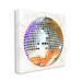 Stupell Industries Vivid Disco Ball Pattern Canvas Wall Art By Ziwei Li Canvas in White | 36 H x 36 W x 1.5 D in | Wayfair ar-444_cn_36x36