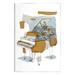 Stupell Industries Urban Town Grand Piano Wall Plaque Art By Melissa Wang | 15 H x 10 W x 0.5 D in | Wayfair ar-248_wd_10x15