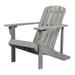 Rosecliff Heights Avemaria Solid Wood Adirondack Chair Wood in Gray | 31.89 H x 26.97 W x 31.89 D in | Wayfair 0032ED3B36504A258943884B45D26F45
