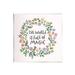 Stupell Industries World Is Full Of Magic Wreath Wall Plaque Art By Nina Muis Surface Design in Green/Pink | 12 H x 12 W x 0.5 D in | Wayfair
