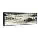 Loon Peak® Fog Always Lift - Panoramic Painting on Canvas in Black | 15 H x 45 W x 1.5 D in | Wayfair 71A11C3E590C40E289E65F15F73EA8ED