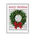 The Holiday Aisle® Merry Christmas Song Wreath by Lettered & Lined - Graphic Art on Wood in Brown/Green | 20 H x 16 W x 1.5 D in | Wayfair