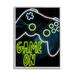 Stupell Industries Game On Neon Controller Framed Giclee Art By Marcus Prime Canvas in Blue/Green/White | 30 H x 24 W x 1.5 D in | Wayfair